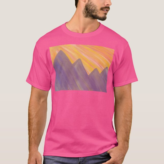 Sunlight Mountains Active T Shirt (Framsida)