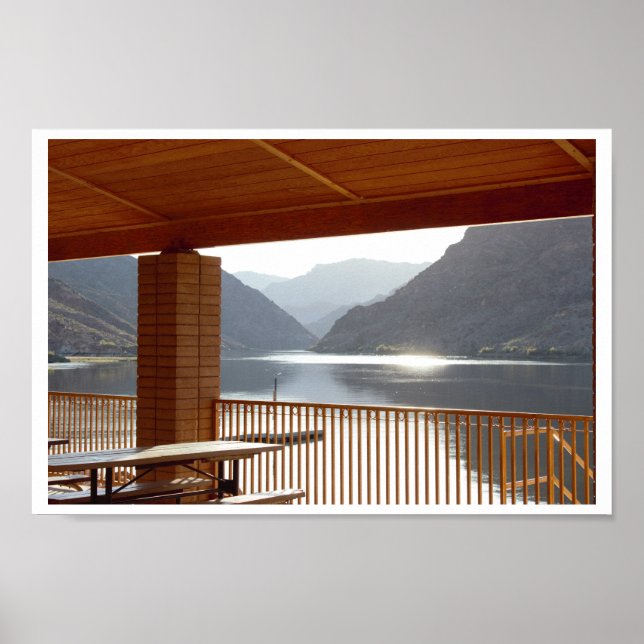 Sunlight on Colorado River Poster (Framsidan)