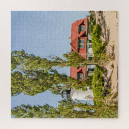 Sunlight on Point Betsie Lighthouse Pussel