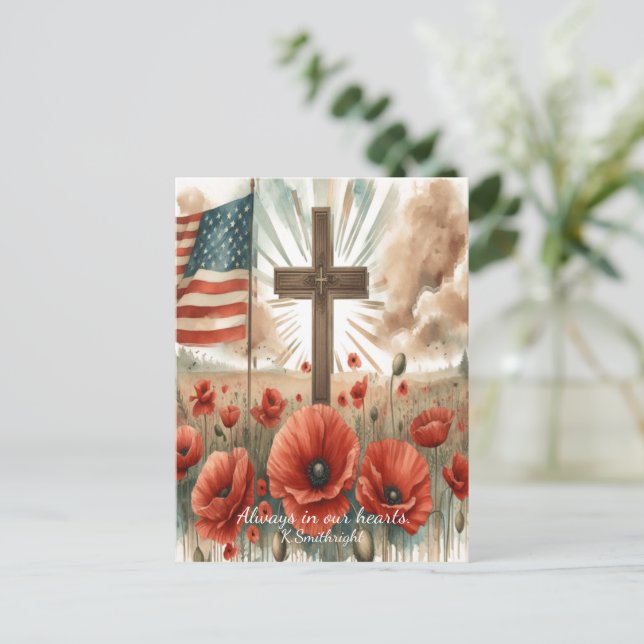 Sunlight over Fallen Valor Helg Vykort (Stående Fram)