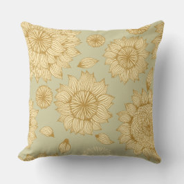 Sunlight Stillness i Light Olive Kudde