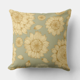 Sunlight Stillness i Muted Olive Kudde