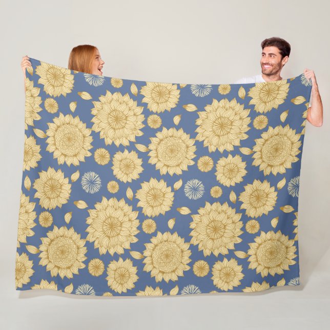 Sunlight Stillness II i Land Blue Ull Fleecefilt (På plats)