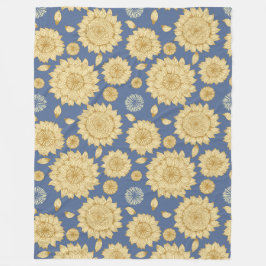 Sunlight Stillness II i Land Blue Ull Fleecefilt