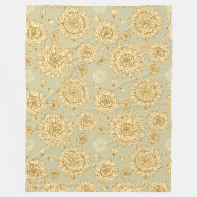 Sunlight Stillness II i Light Olive Ull Fleecefilt (Framsidan)