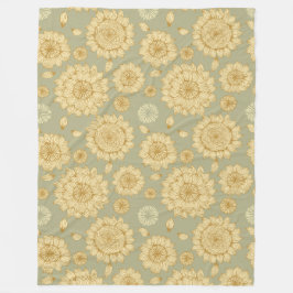 Sunlight Stillness II i Muted Olive Fleecefilt