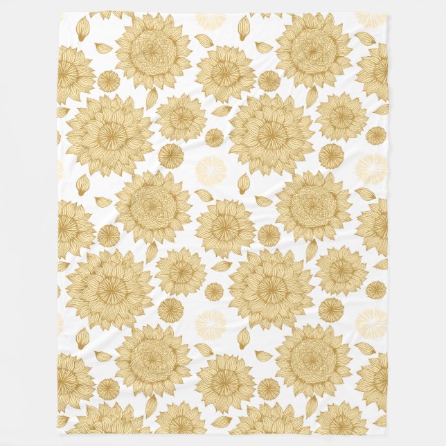 Sunlight Stillness II i White Fleece Blanket (Framsidan)