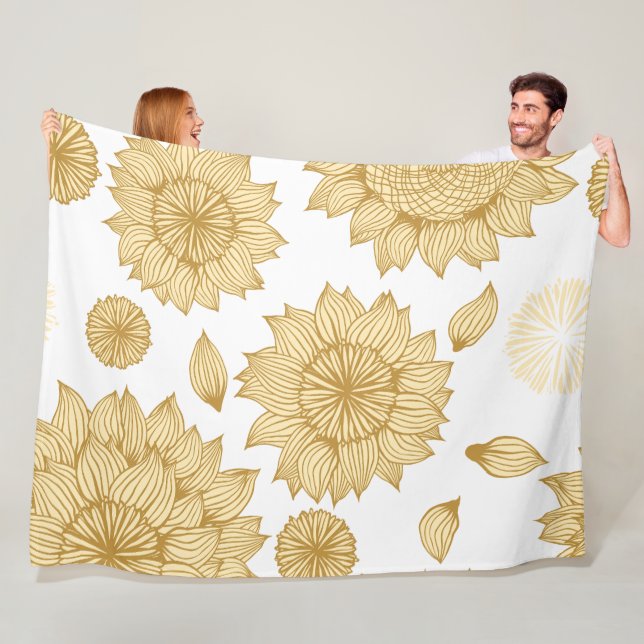 Sunlight Stillness in White Fleecefilt (På plats)