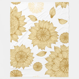 Sunlight Stillness in White Fleecefilt