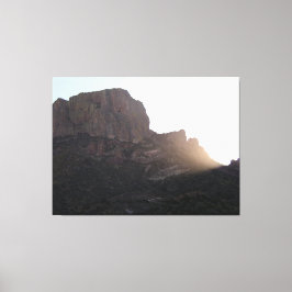 Sunlight Streaming over Casa Grande, BBNP, Texas Canvastryck