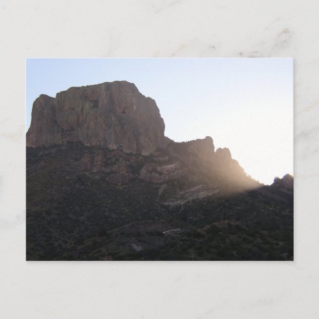 Sunlight Streaming over Casa Grande, BBNP, Texas Vykort (Framsida)