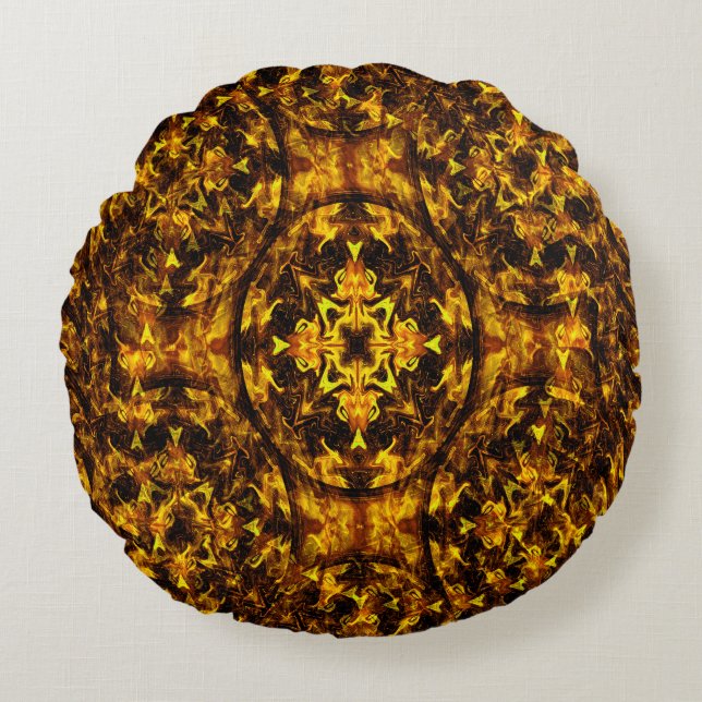 Sunlight välsignelse.... rund kudde (Framsidan)