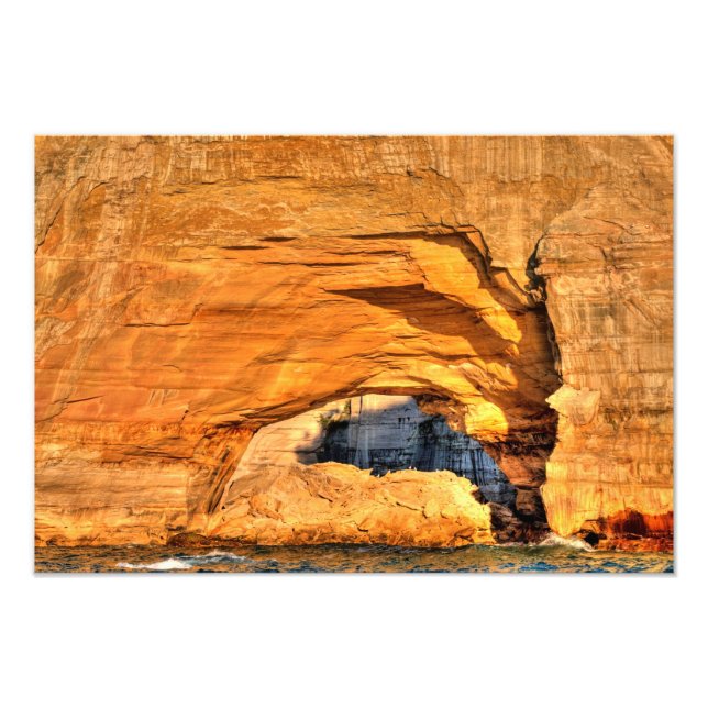 Sunlit arch, Pictured Sten NL, Michigan Fototryck (Framsidan)