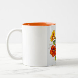 Sunlit Blossoms Ceramic Mug Två-Tonad Mugg