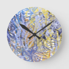 Sunlit Coral Reef Rund Klocka