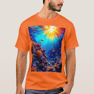 Sunlit Coral Reef Wonderland T Shirt