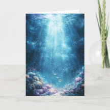 Sunlit Coral Wonderland med Tropical Fish