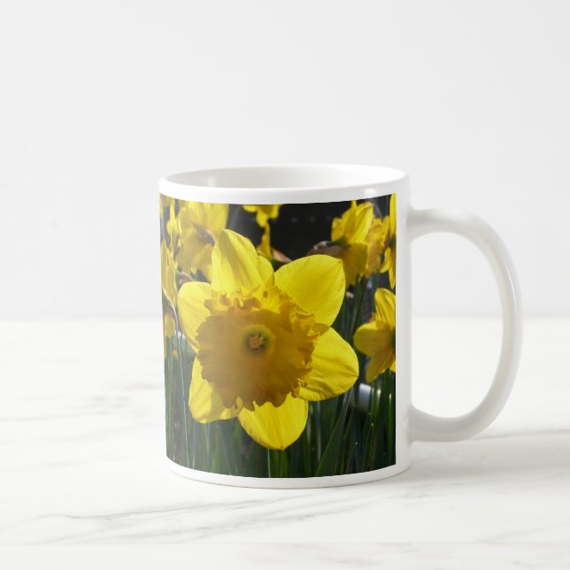 Sunlit Daffodil Kaffemugg (Höger)
