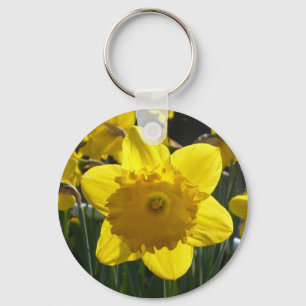 Sunlit Daffodil Nyckelring