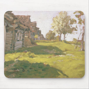 Sunlit dag. En liten by, 1898 Musmatta