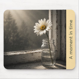 Sunlit Daisy “A Moment in Time” Mouse Pad Musmatta