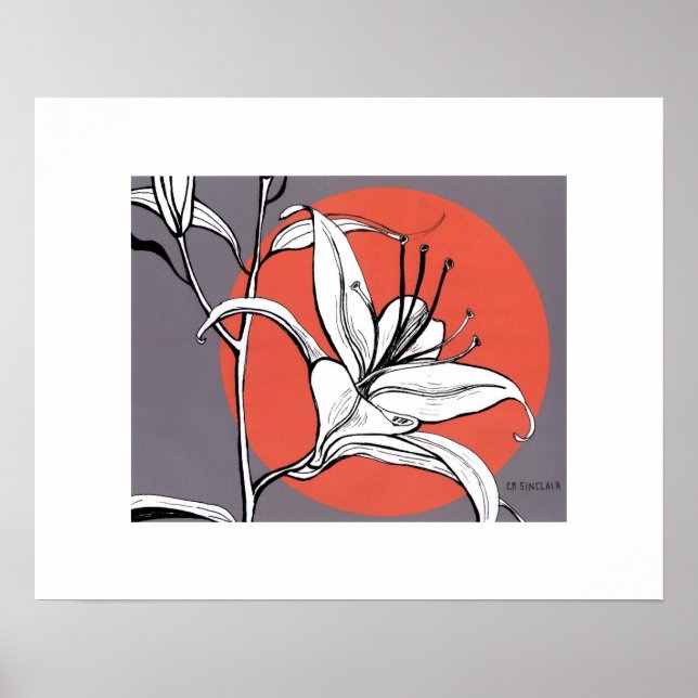 Sunlit Daylily Poster (Framsidan)