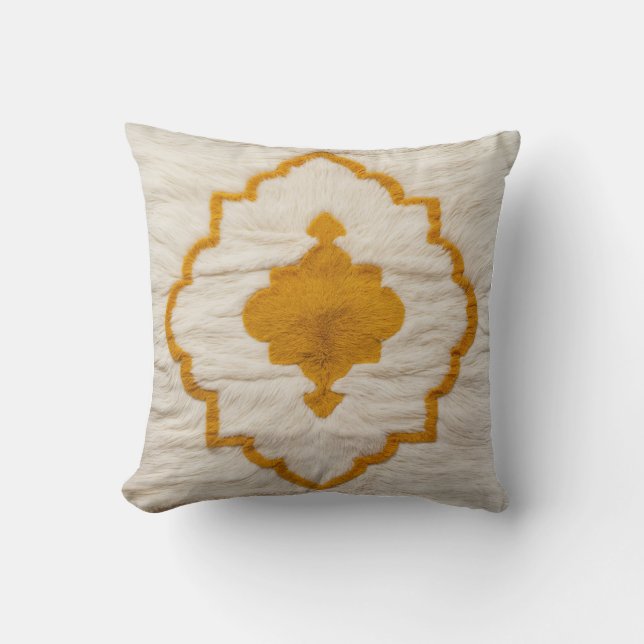 Sunlit Geometry" turkiska Kilim Pillows: Kudde (Framsida)