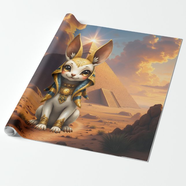 Sunlit Guardian – Desert Relic Bunny. Presentpapper (Utrullad)