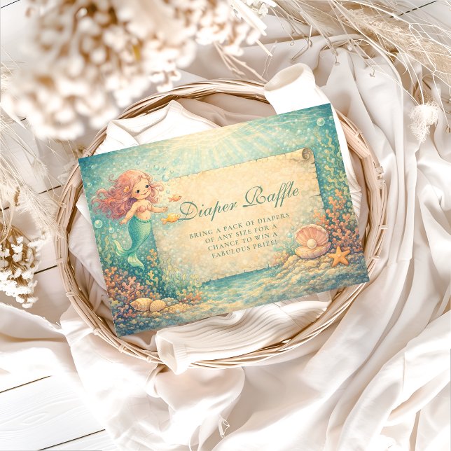 Sunlit Mermaid Reef Diapper Raffle Tilläggskort (Skapare uppladdad)