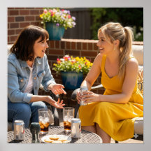 Sunlit Patio Conversation