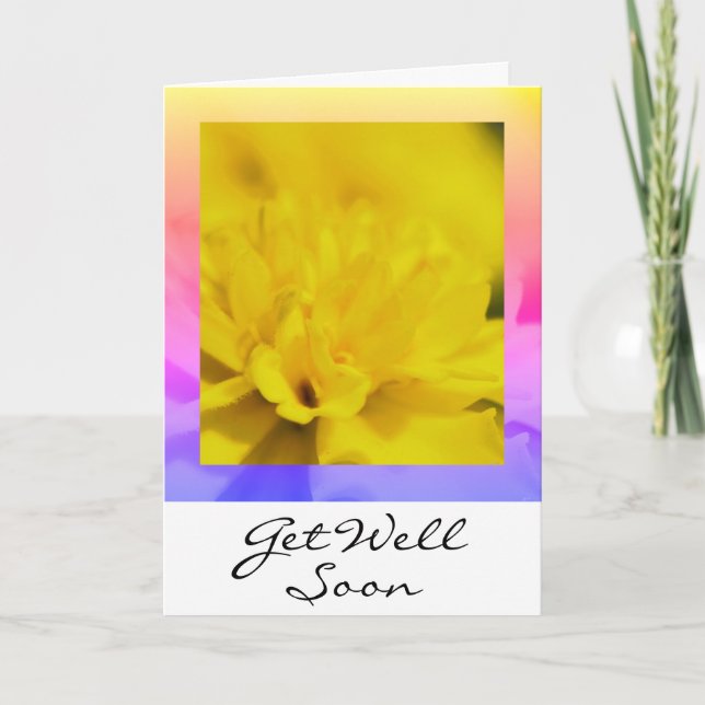 Sunlit Recovery - få dig snart-kort Tack Kort (Framsida)