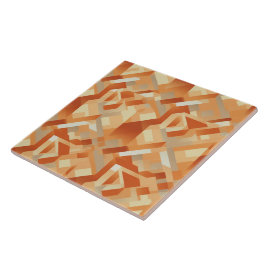 Sunlit Tapestry Radiant Apricot Elegance Kakelplatta