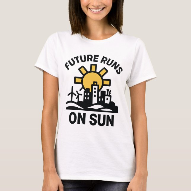 Sunlit Tomorrow T Shirt (Framsida)