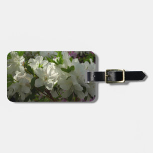 Sunlit White Azaleas BeSnya Vår blommor Bagagebricka