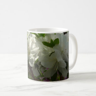 Sunlit White Azaleas BeSnya Vår blommor Kaffemugg