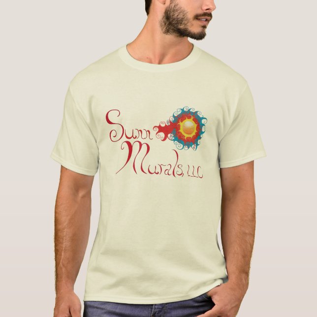 Sunn väggmålningar t-shirt (Framsida)
