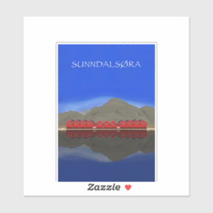 Sunndalsøra Nordmøre Norge Klistermärken