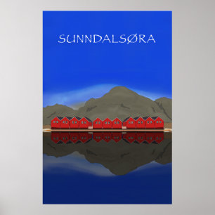 Sunndalsøra Nordmøre Norge Poster