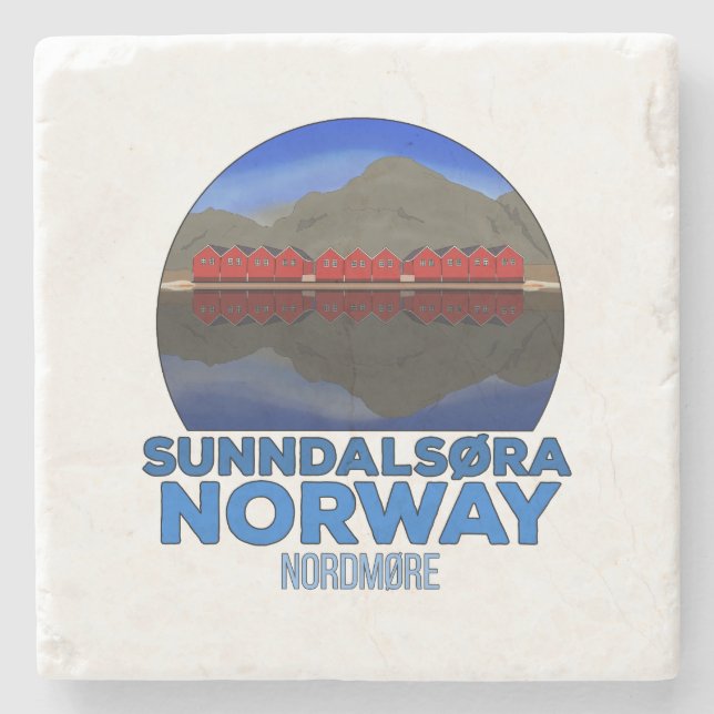 Sunndalsøra Nordmøre Norge Stenunderlägg (Framsidan)