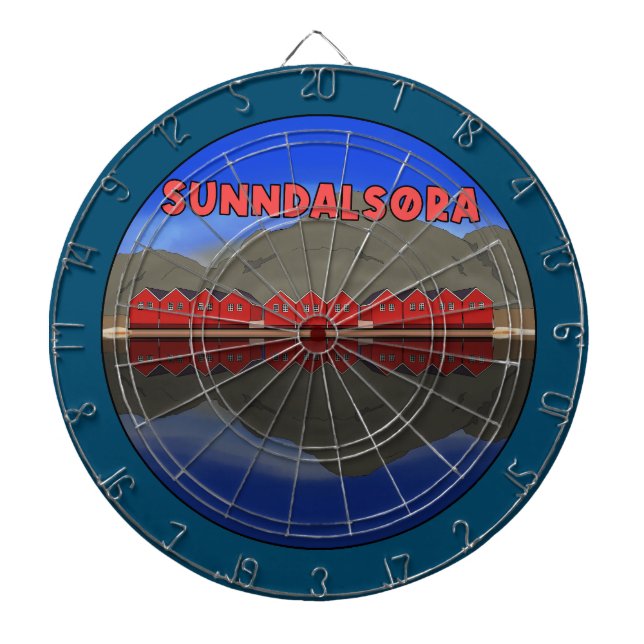 Sunndalsøra Norge Darttavla (Framsidan)