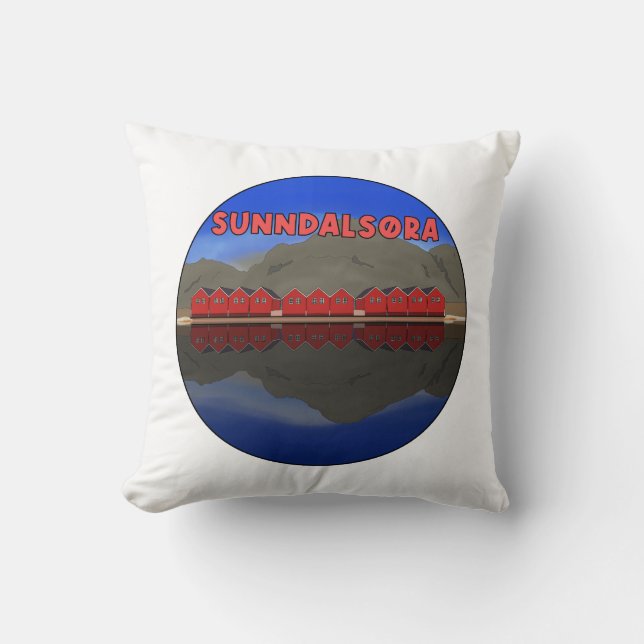 Sunndalsøra Norge Kudde (Framsida)