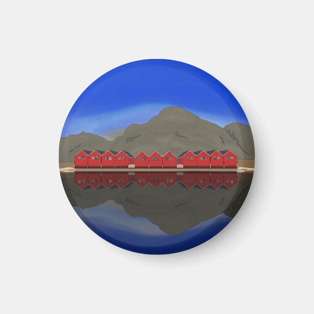 Sunndalsøra Norge Magnet (Framsidan)