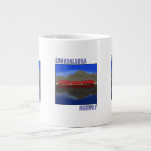 Sunndalsora Norge Scandinavian Jumbo Mugg