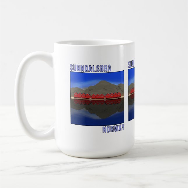 Sunndalsora Norge Scandinavian Kaffemugg (Vänster)