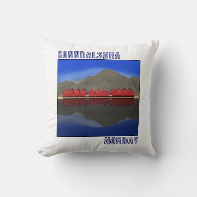 Sunndalsora Norge Scandinavian Kudde (Framsida)