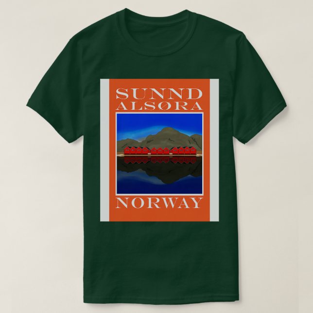 Sunndalsora Norge Scandinavian T Shirt (Design framsida)