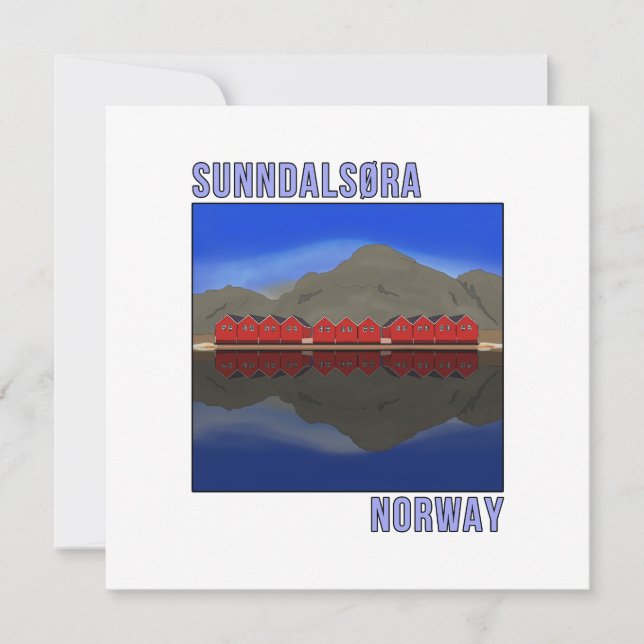 Sunndalsora Norge Skandinavian Poster (Framsida)