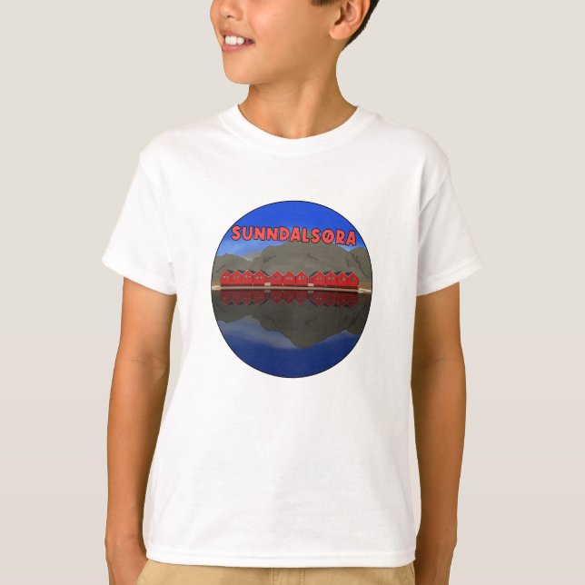Sunndalsøra Norge T Shirt (Framsida)
