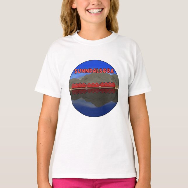 Sunndalsøra Norge T Shirt (Framsida)