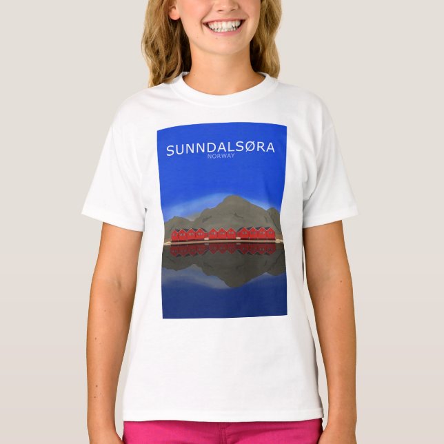 Sunndalsøra Norge T Shirt (Framsida)